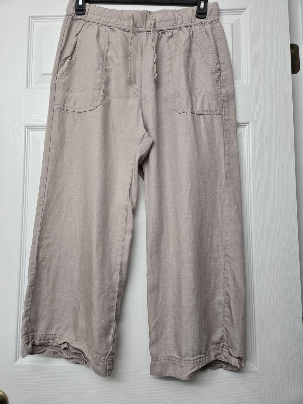 Splendid Women's Drawstring Wide-Leg Pants - Taupe